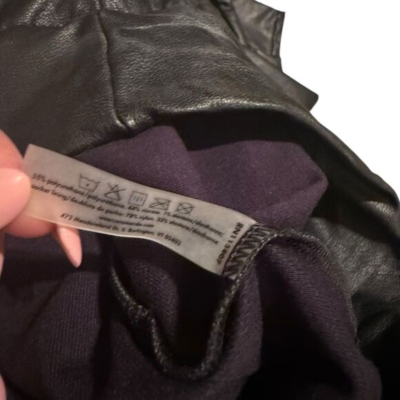 Commando Size XL Faux Leather Jogger Pants Black Closet Staple Baddie‎ Classic - Picture 11 of 14